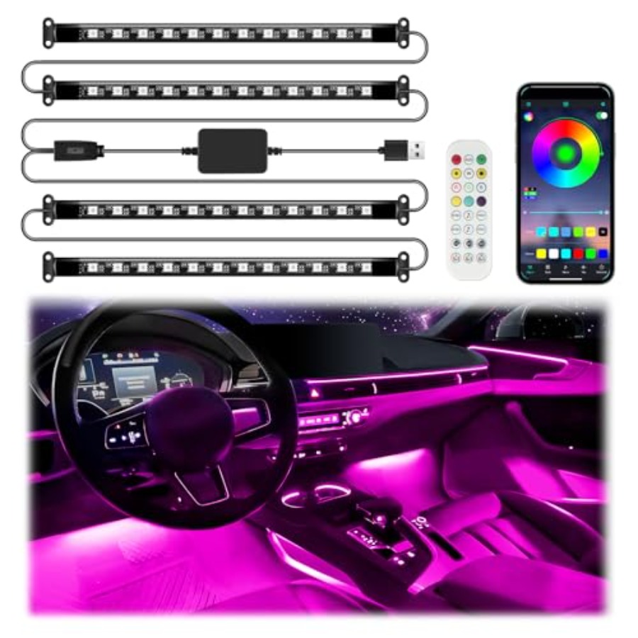 Interior Design Apps - Inteligentne oświetlenie LED do wnętrza samochodu