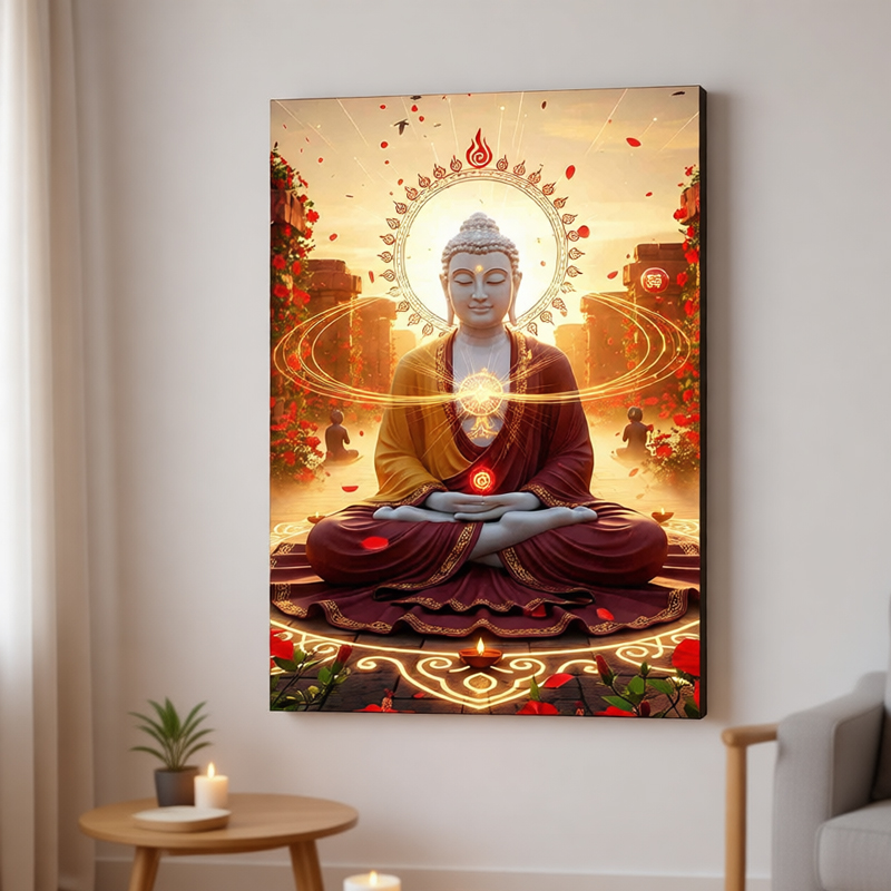Interior Design Zen - Nowoczesny orientalny obraz na płótnie z