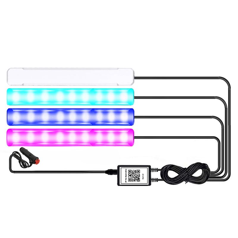 Interior Design Apps - A30F-Car LED Światła Wewnętrzne Samochodowe Inteligentne